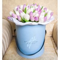 Тюльпаны в коробке от Bella Fiori