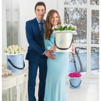 Тюльпаны в коробке от Bella Fiori