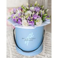 Лизиантусы (эустомы) белые и сиреневые