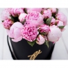 Нежно-розовые пионы в коробке Royal