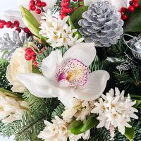 Новогодний букет «Зимний рассвет»