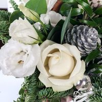 Новогодний букет «Морозное утро»