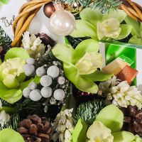 Новогодняя корзина «Яблочный фреш»