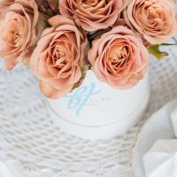 Розы «Капуччино» в коробке Baby