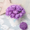 Фиолетовые тюльпаны в коробке Baby