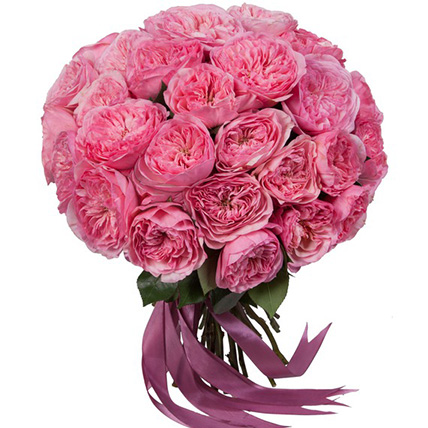 Букет крупных пионовидных роз «Мария Терезия»