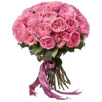 Букет крупных пионовидных роз «Мария Терезия»