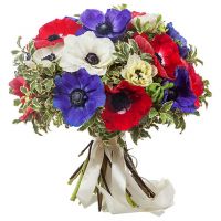 Букет из анемонов «Феерия» 