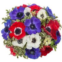 Букет из анемонов «Феерия» 