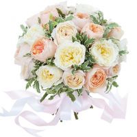 Букет из пионовидных роз Остина «Аромат завтрашнего дня»