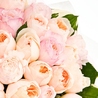 Букет из пионовидных роз Остина «Сияющая улыбка»