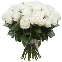 Букет из 49 роз «Alabaster»