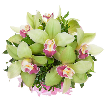 Композиция с орхидеями «Маленькое чудо»