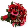 Свадебный букет невесты с каллами и розами №2