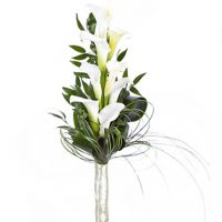Букет из белых калл №26