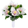 Свадебный букет невесты с белыми орхидеями №60