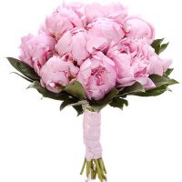 Букет с пионами «Сара Бернар» №68