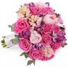 Букет из роз с тюльпанами и гиацинтами №107