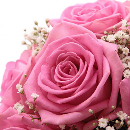 Свадебный букет невесты из розовых роз №113