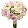 Свадебный букет невесты из эустомы с розами №142
