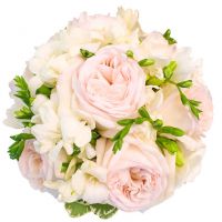 Букет с пионовидными розами №146