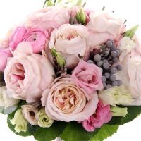 Букет с пионовидными розами №149