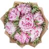 Букет из 7 нежно-розовых пионов