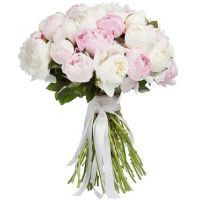 Букет из 51 пиона «Милена»