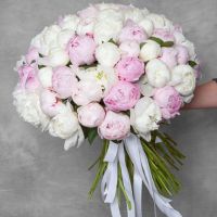 Букет из 51 пиона «Милена»