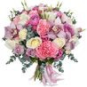 Букет с орхидеями и розами «Нимфа»