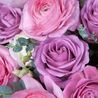 Корзина с орхидеями и розами «Нимфа»
