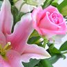 Букет с лилиями и розами «Стильный»