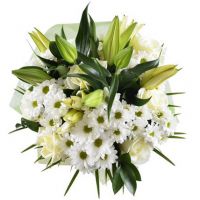 Букет с лилиями «Метель»