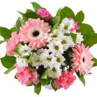 Букет гербами и хризантемами «Моей единственной»