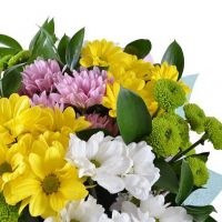 Букет хризантем «Фруктовый шейк»