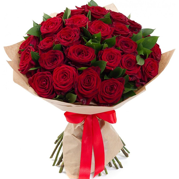 Букет красных роз «Элит»