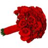Свадебный букет невесты с красными розами №235