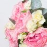 Свадебный букет невесты с пионовидными розами №236