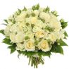 Свадебный букет невесты с белыми розами №246