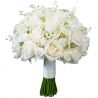Свадебный букет невесты с ландышами и розами №267