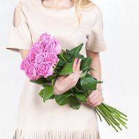 Букет роз «Фламинго»