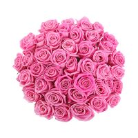 41 розовая роза (50 см)