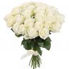 Букет белых роз «Вуаль»