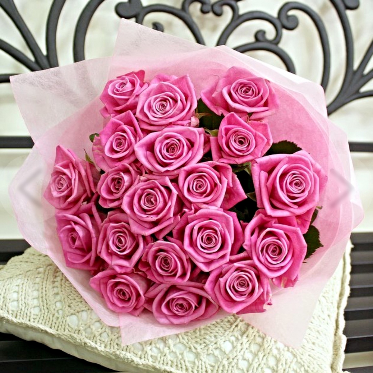 Букет с розами «Мармелад»