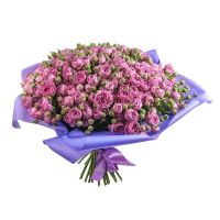 51 пионовидная роза «Мисти бабблс»