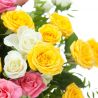 Букет кустовых роз «Яркие мгновения»