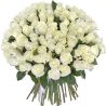 75 роз белых 40 см