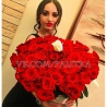 101 красная роза «Форевер янг»