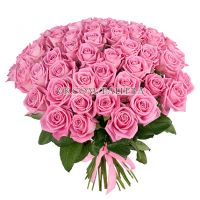 51 розовая роза «Аква»