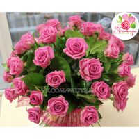 51 розовая роза  «Аква»